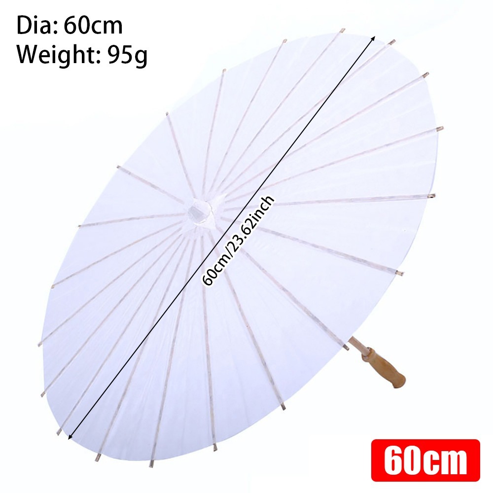 1개 20/30/40/60cm 종이 우산 컬러 롱핸들  - Photography Umbrella 리뷰 및 가격
