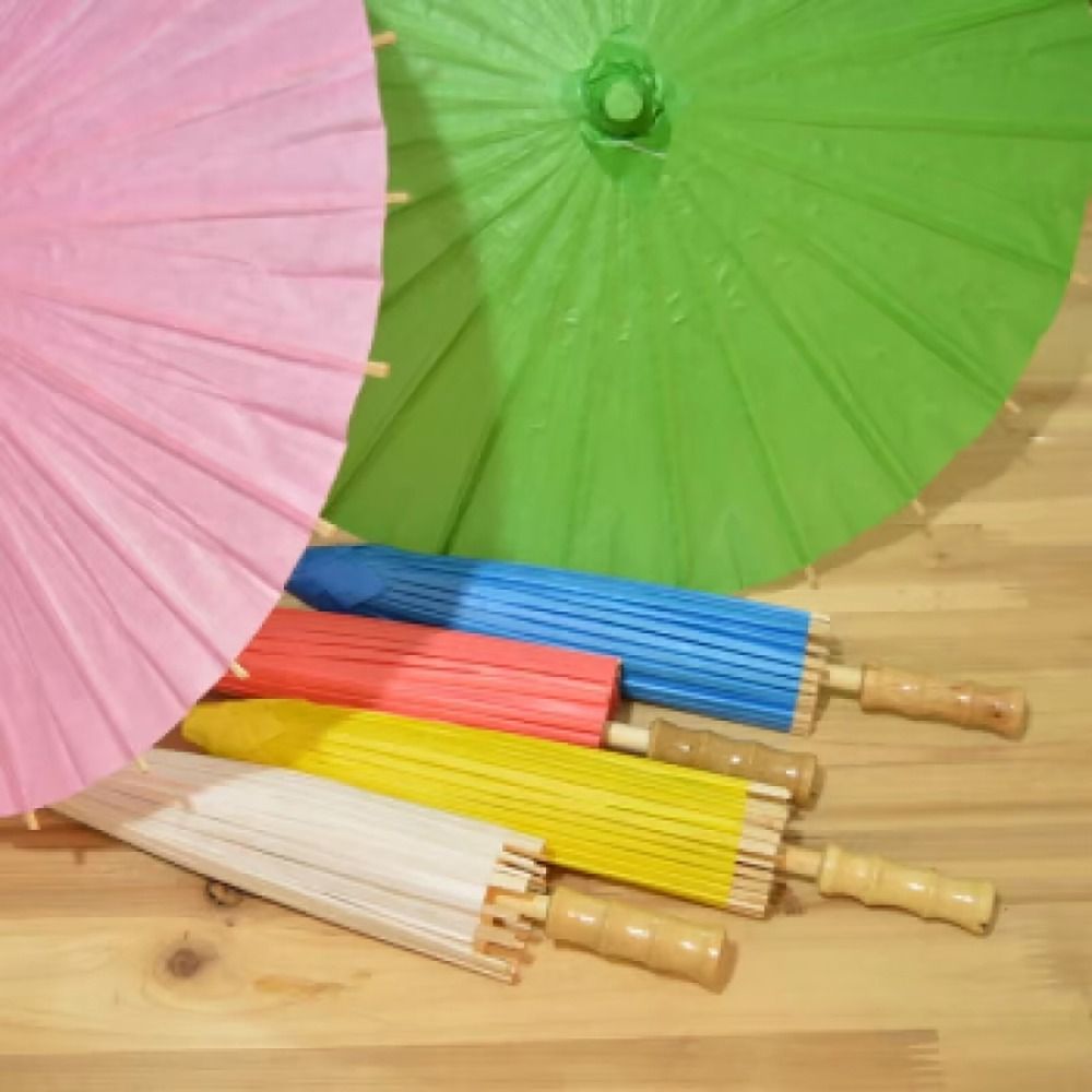 1개 20/30/40/60cm 종이 우산 컬러 롱핸들  - Photography Umbrella 리뷰 및 가격