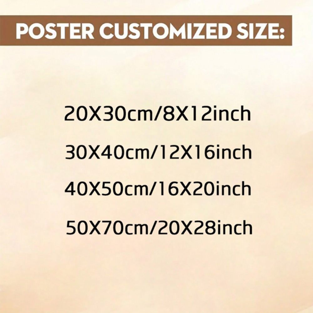 1pc 프레임리스 개인화 맞춤 사진 그룹 사진 벽 예술 - Photography Poster 리뷰 및 가격