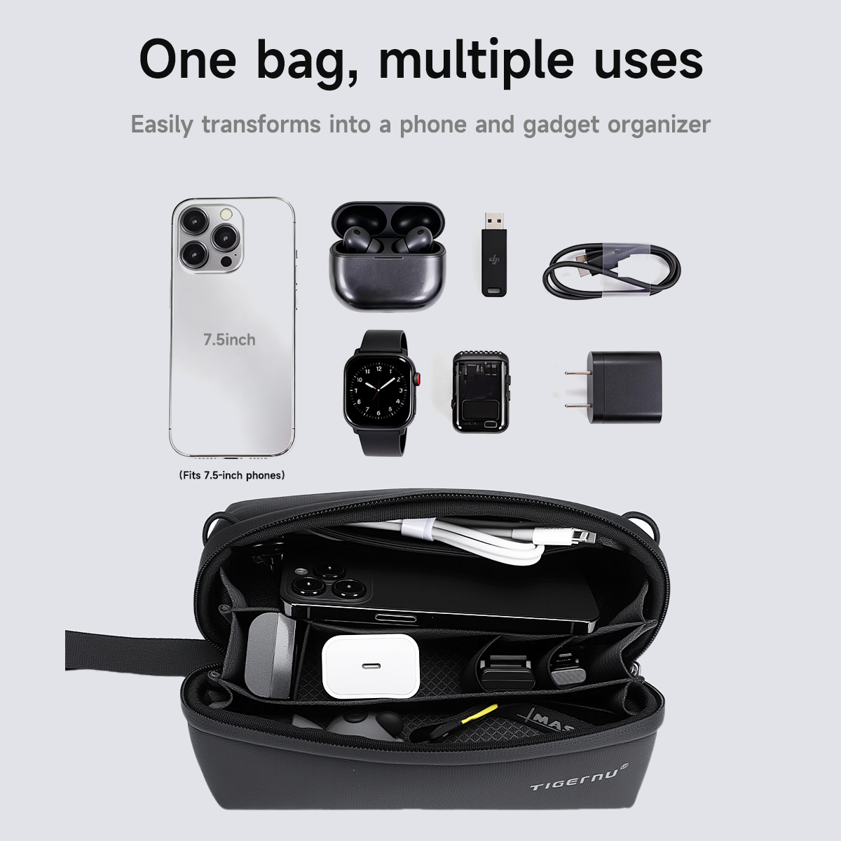 티거누 소형 여행용 클러치백 남성용 핸드백 방수 TPU - Camera Bag Waterproof 리뷰 및 가격