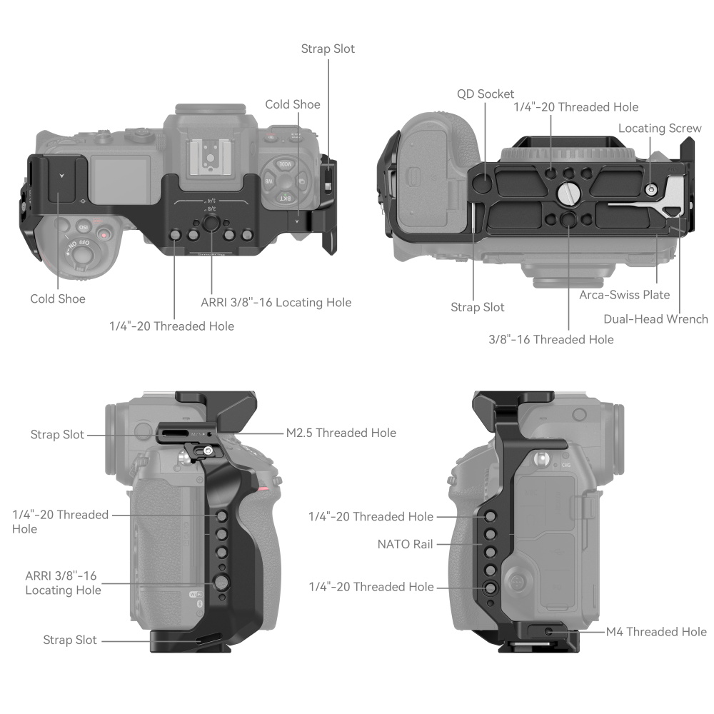 니콘 Z 8용 스몰리그 카메라 케이지 핸드헬드 버드 케 - Camera Battery Grip 리뷰 및 가격