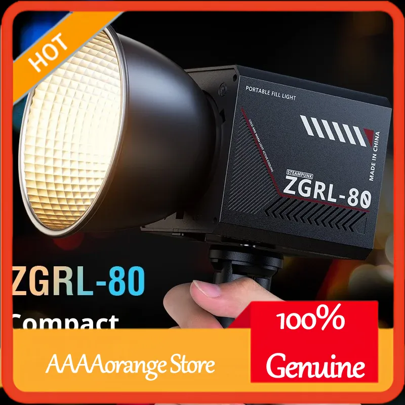 ZGRL80 80W COB LED 비디오 라이트 휴대용 - Camera Battery Grip 리뷰 및 가격