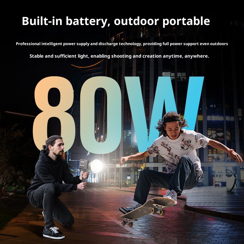 ZGRL80 80W COB LED 비디오 라이트 휴대용 - Camera Battery Grip 리뷰 및 가격