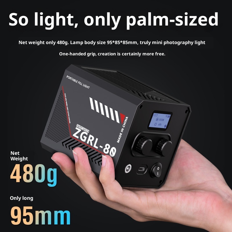 ZGRL80 80W COB LED 비디오 라이트 휴대용 - Camera Battery Grip 리뷰 및 가격