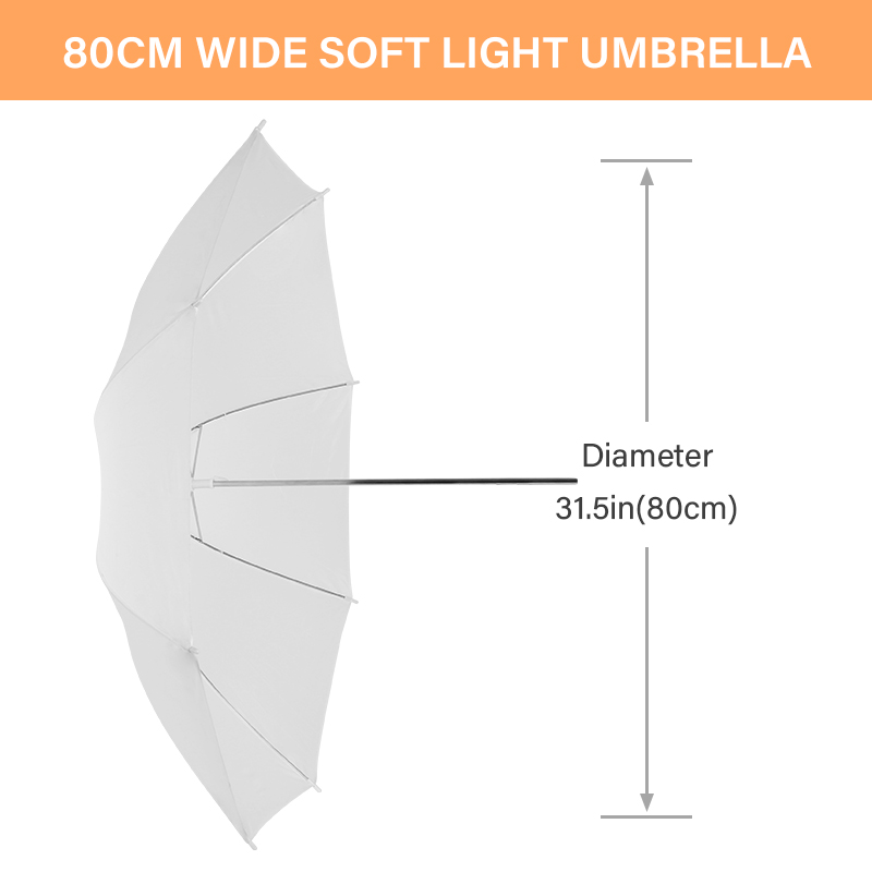 76 * 80cm X4 투명 화이트 라이트 디퓨저 우산 - Photography Umbrella 리뷰 및 가격