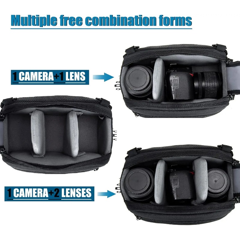 방수 원숄더 슬링백 DSLR SLR 카메라 렌즈용 허리 - Camera Bag Waterproof 리뷰 및 가격