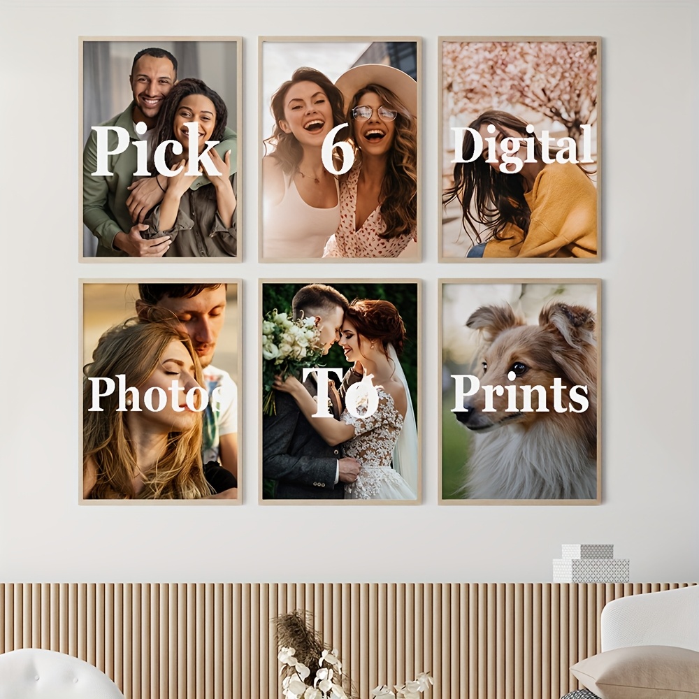 6개/세트 맞춤형 캔버스 프린트 사진 벽 장식, 가족  - Photography Poster 리뷰 및 가격
